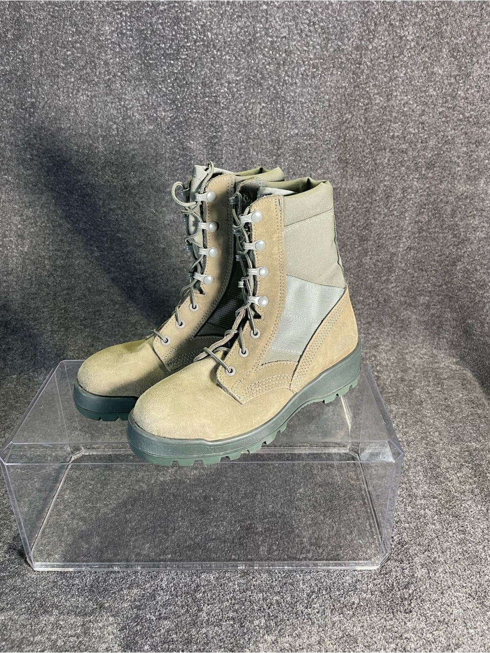 UFCW Military Issued Army Combat Boots Sz 5 1/2 EW Extra Wide AFST Hot Weather